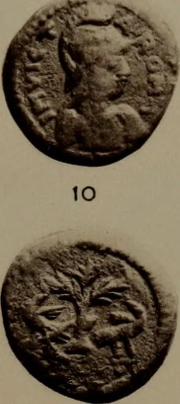 An illustration from Catalogue of the coins of the Vandals, Ostrogoths and Lombards, and of the empires of Thessalonica, Nicaea and Trebizond in the British museum, 1911, leaf 468