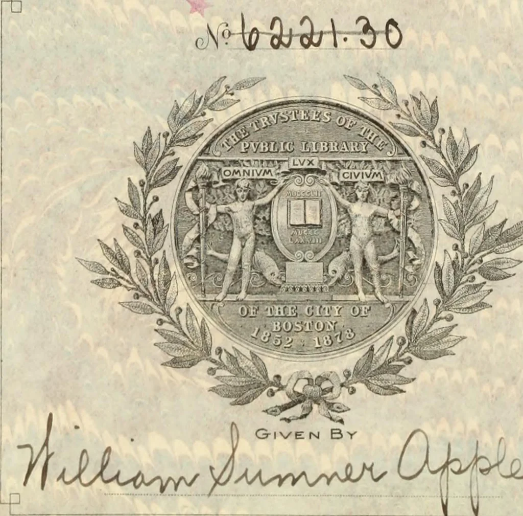 An illustration from Catalogue of coins and medals, : the property of Mortimer Livingston Mackenzie, Esq. to be sold at auction by Leavitt, Strebeigh & Co. ... June 23 and 24, 1869., 1869, leaf 1