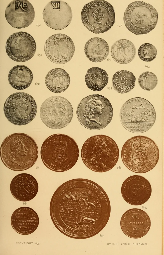 An illustration from Catalogue of the collection of Greek, Roman and English coins, 1895, leaf 60