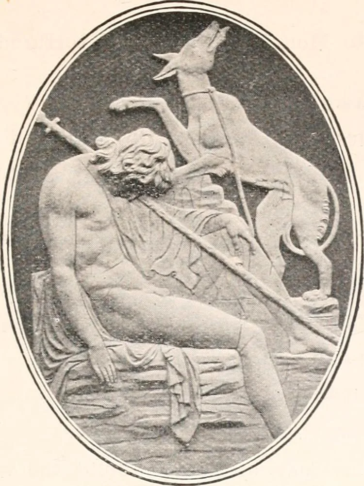 An illustration from A catalogue of a collection of plaques, medallions, vases, figures, &c., in coloured jasper and basalte :, 1901, leaf 110