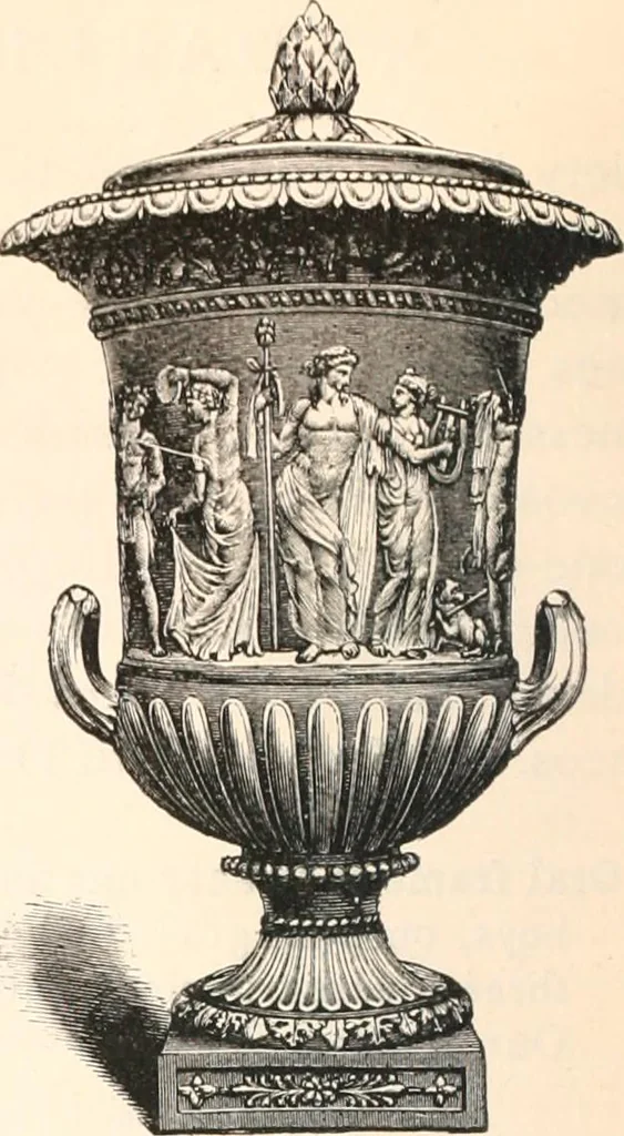 An illustration from A catalogue of a collection of plaques, medallions, vases, figures, &c., in coloured jasper and basalte :, 1901, leaf 117