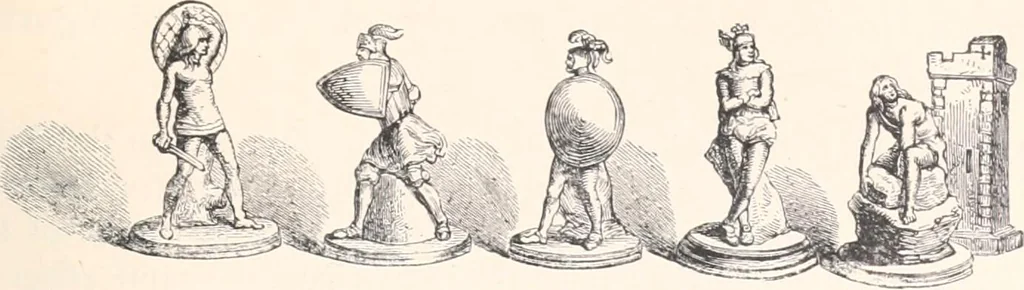 An illustration from A catalogue of a collection of plaques, medallions, vases, figures, &c., in coloured jasper and basalte :, 1901, leaf 132