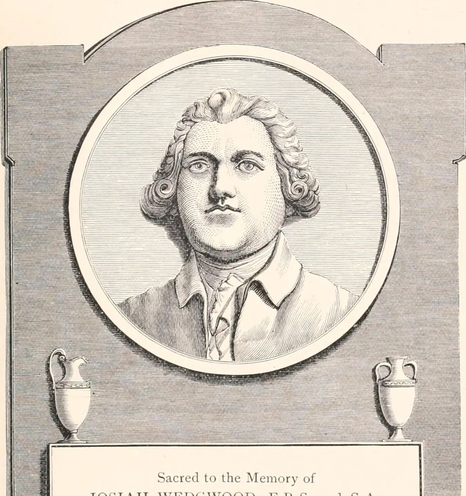 An illustration from A catalogue of a collection of plaques, medallions, vases, figures, &c., in coloured jasper and basalte :, 1901, leaf 20
