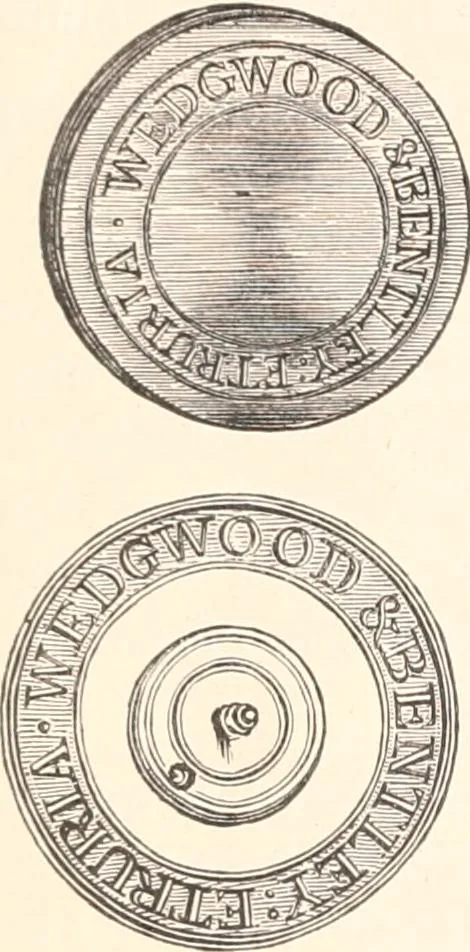 An illustration from A catalogue of a collection of plaques, medallions, vases, figures, &c., in coloured jasper and basalte :, 1901, leaf 25