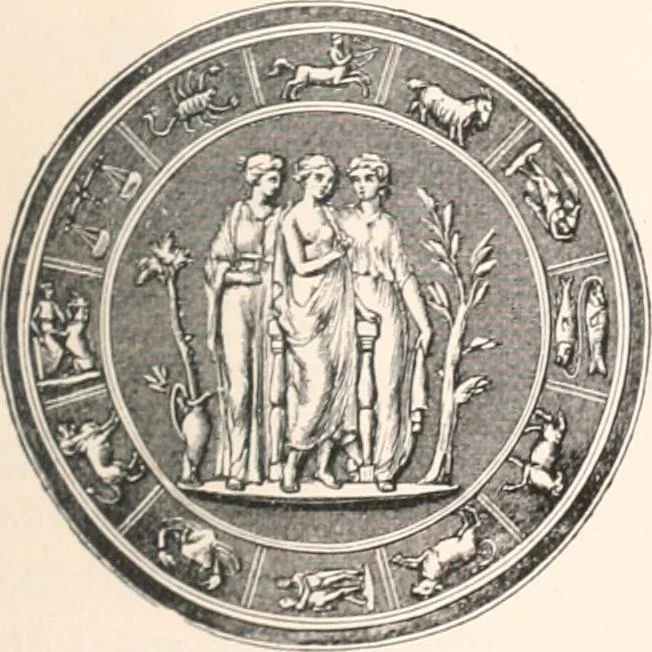 An illustration from A catalogue of a collection of plaques, medallions, vases, figures, &c., in coloured jasper and basalte :, 1901, leaf 42