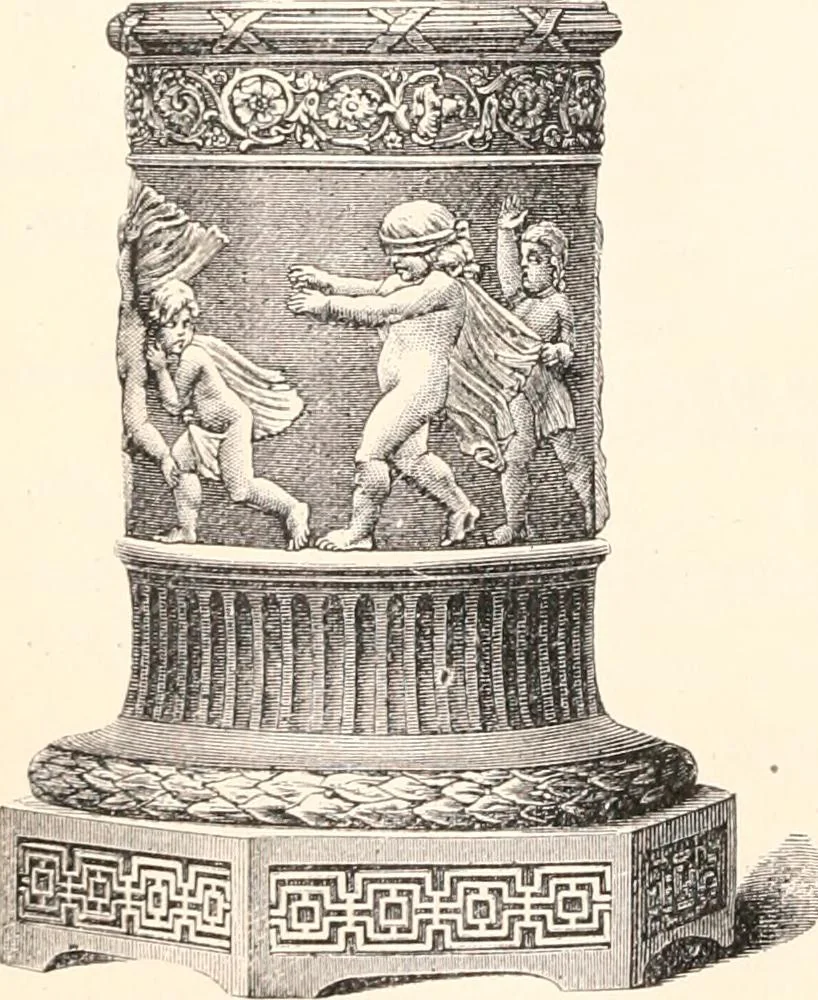 An illustration from A catalogue of a collection of plaques, medallions, vases, figures, &c., in coloured jasper and basalte :, 1901, leaf 55
