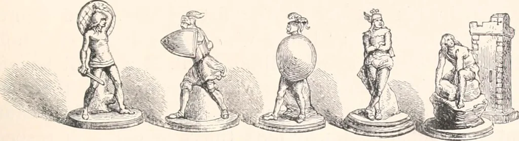 An illustration from A catalogue of a collection of plaques, medallions, vases, figures, &c., in coloured jasper and basalte :, 1901, leaf 62