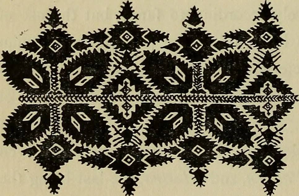 An illustration from Catalogue of a collection of old embroideries of the Greek islands and Turkey, 1914, leaf 35