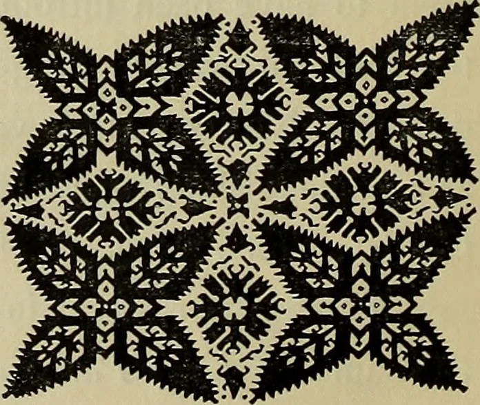 An illustration from Catalogue of a collection of old embroideries of the Greek islands and Turkey, 1914, leaf 35