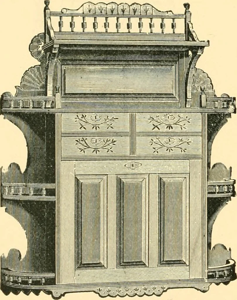 An illustration from Catalogue of the Cortland Desk Co., Lim. : manufacturers of the celebrated "economy" wall desk and the "favorite" combination desk., 1890, leaf 11