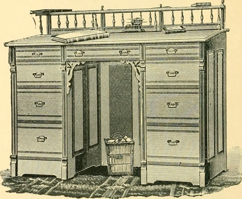 An illustration from Catalogue of the Cortland Desk Co., Lim. : manufacturers of the celebrated "economy" wall desk and the "favorite" combination desk., 1890, leaf 13