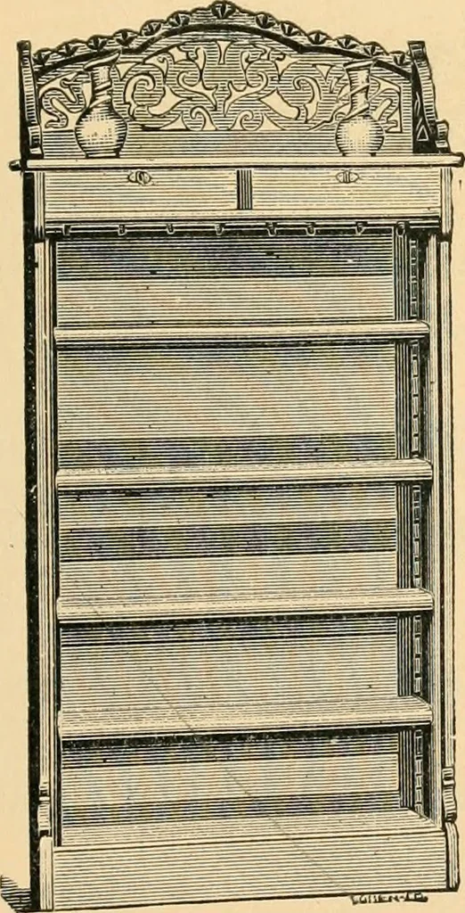 An illustration from Catalogue of the Cortland Desk Co., Lim. : manufacturers of the celebrated "economy" wall desk and the "favorite" combination desk., 1890, leaf 16