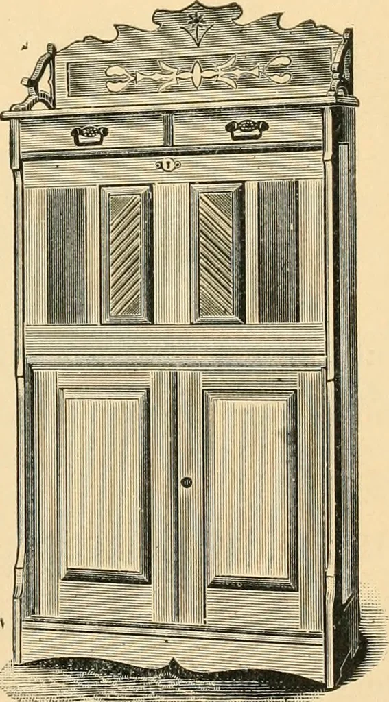 An illustration from Catalogue of the Cortland Desk Co., Lim. : manufacturers of the celebrated "economy" wall desk and the "favorite" combination desk., 1890, leaf 16