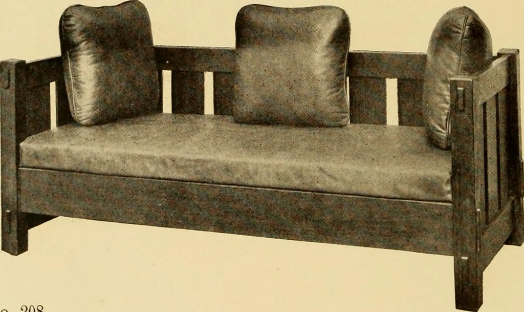 An illustration from Catalogue of Craftsman furniture made by Gustav Stickley at the Craftsman Workshops, Eastwood, N.Y., 1910, leaf 13