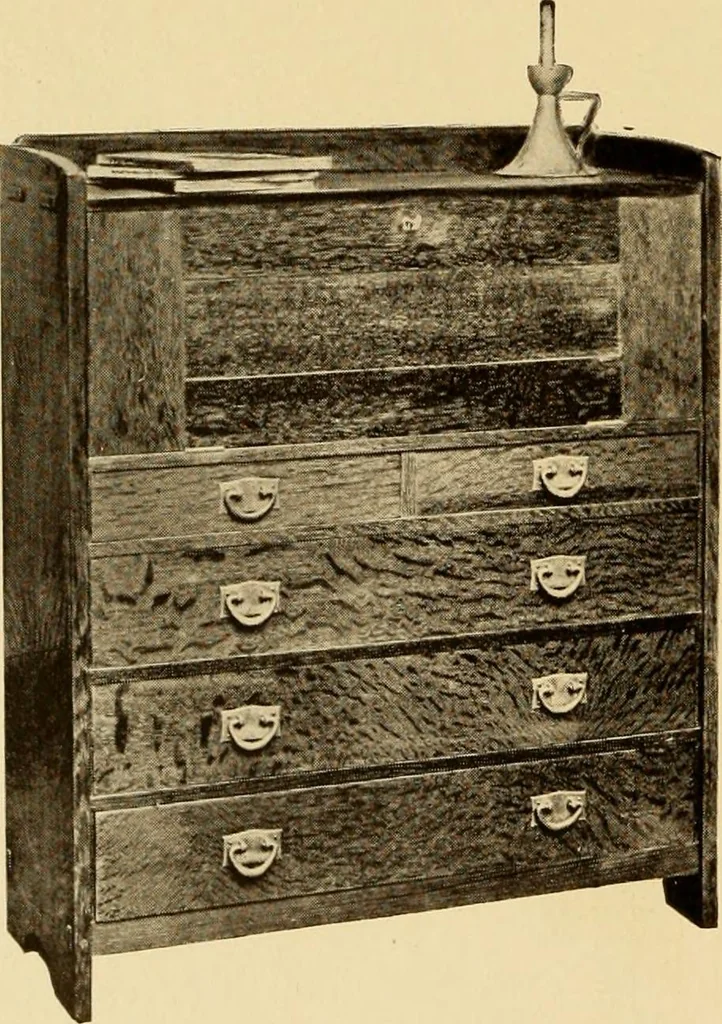 An illustration from Catalogue of Craftsman furniture made by Gustav Stickley at the Craftsman Workshops, Eastwood, N.Y., 1910, leaf 29