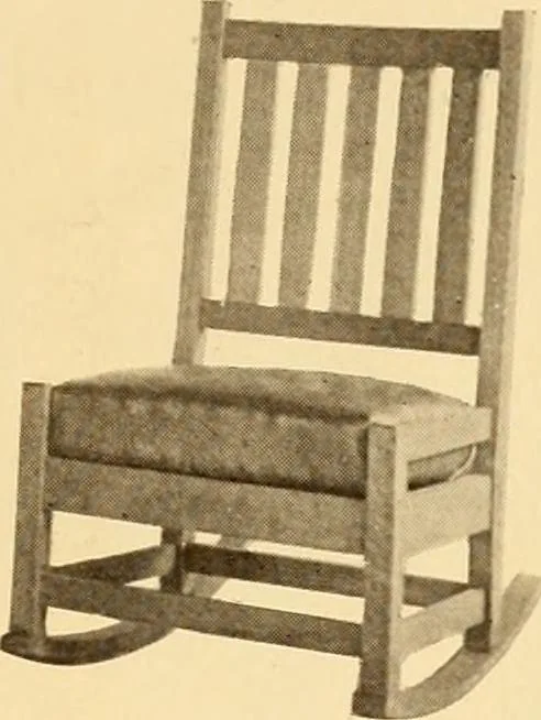 An illustration from Catalogue of Craftsman furniture made by Gustav Stickley at the Craftsman Workshops, Eastwood, N.Y., 1910, leaf 36