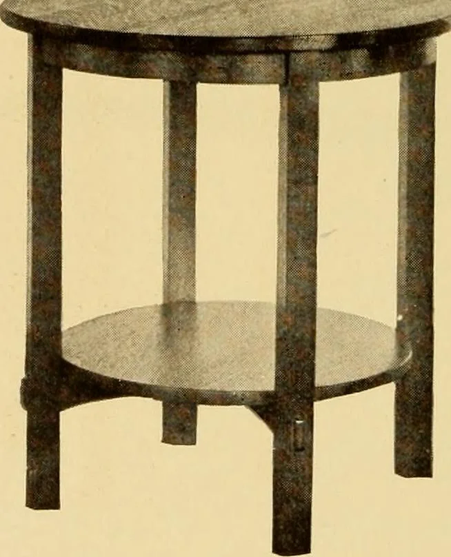 An illustration from Catalogue of Craftsman furniture made by Gustav Stickley at the Craftsman Workshops, Eastwood, N.Y., 1910, leaf 37