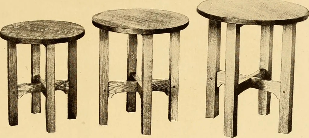An illustration from Catalogue of Craftsman furniture made by Gustav Stickley at the Craftsman Workshops, Eastwood, N.Y., 1910, leaf 38