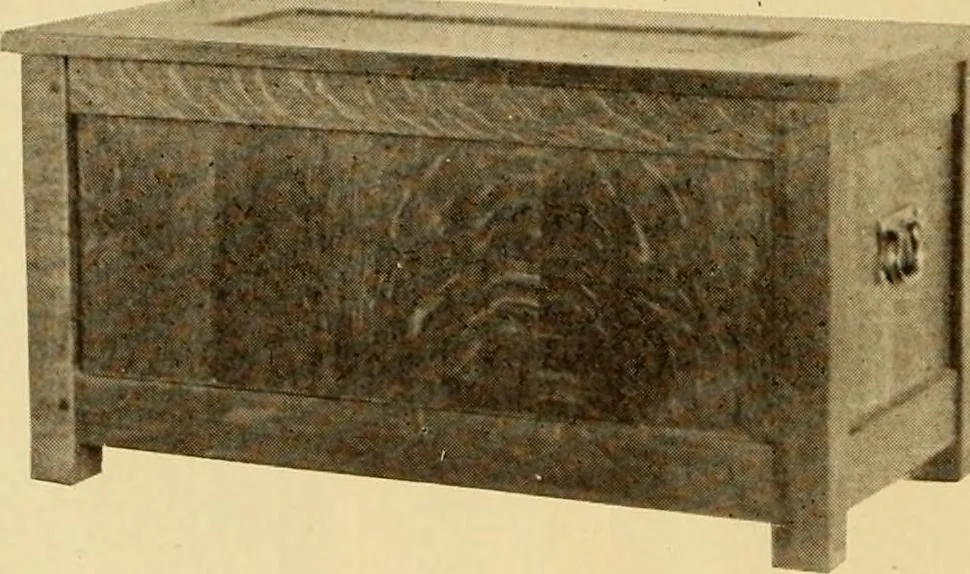 An illustration from Catalogue of Craftsman furniture made by Gustav Stickley at the Craftsman Workshops, Eastwood, N.Y., 1910, leaf 39