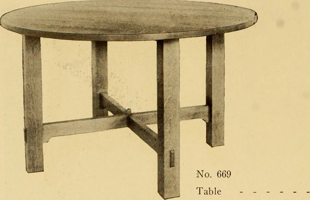An illustration from Catalogue of Craftsman furniture made by Gustav Stickley at the Craftsman Workshops, Eastwood, N.Y., 1910, leaf 41