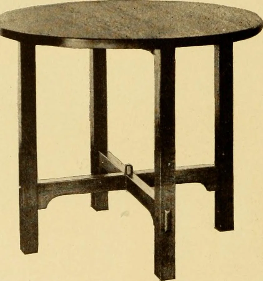 An illustration from Catalogue of Craftsman furniture made by Gustav Stickley at the Craftsman Workshops, Eastwood, N.Y., 1910, leaf 41