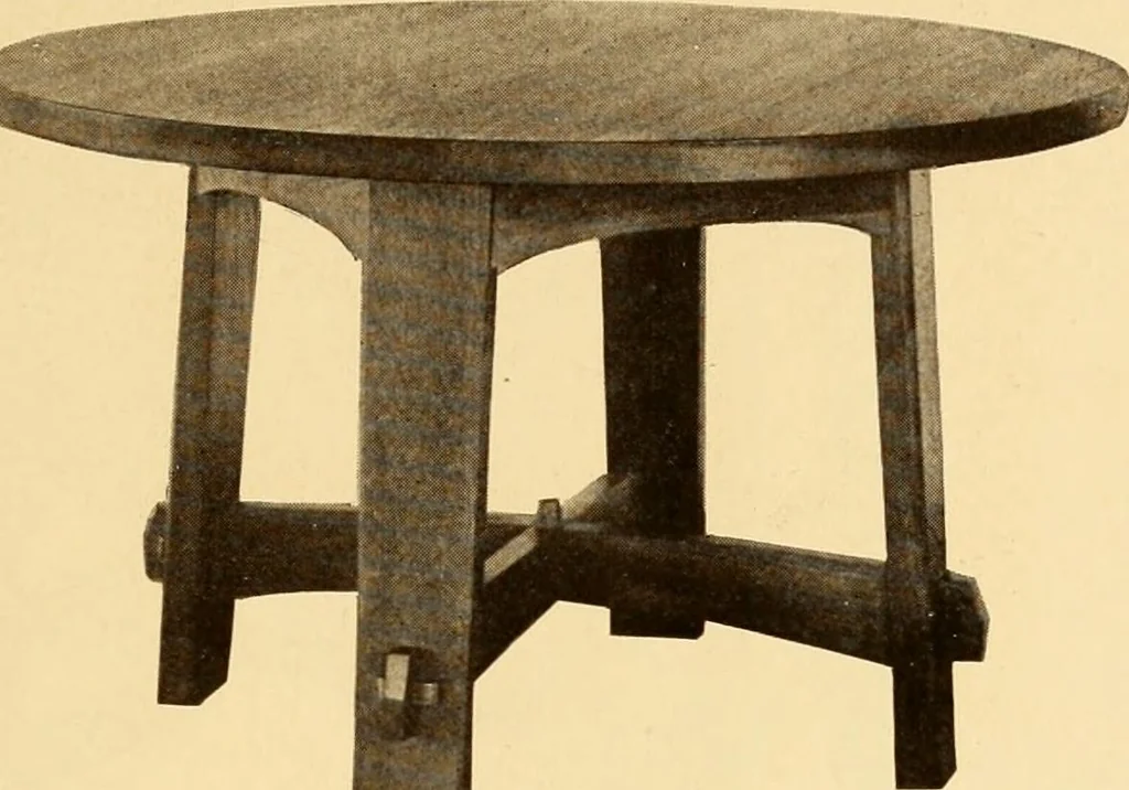 An illustration from Catalogue of Craftsman furniture made by Gustav Stickley at the Craftsman Workshops, Eastwood, N.Y., 1910, leaf 42