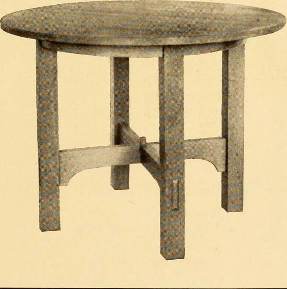 An illustration from Catalogue of Craftsman furniture made by Gustav Stickley at the Craftsman Workshops, Eastwood, N.Y., 1910, leaf 42