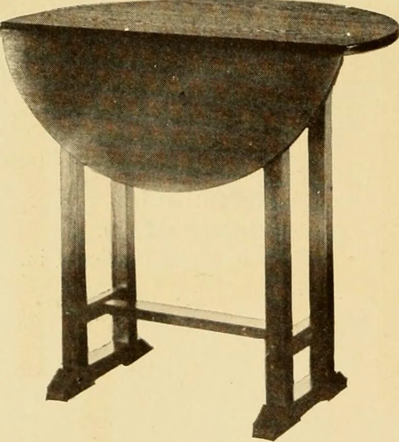 An illustration from Catalogue of Craftsman furniture made by Gustav Stickley at the Craftsman Workshops, Eastwood, N.Y., 1910, leaf 43