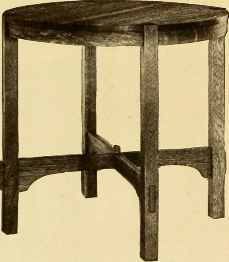 An illustration from Catalogue of Craftsman furniture made by Gustav Stickley at the Craftsman Workshops, Eastwood, N.Y., 1910, leaf 45