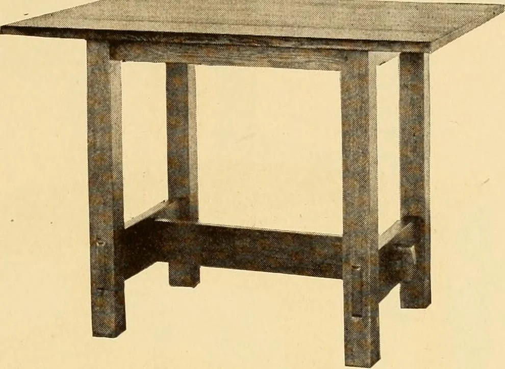 An illustration from Catalogue of Craftsman furniture made by Gustav Stickley at the Craftsman Workshops, Eastwood, N.Y., 1910, leaf 48