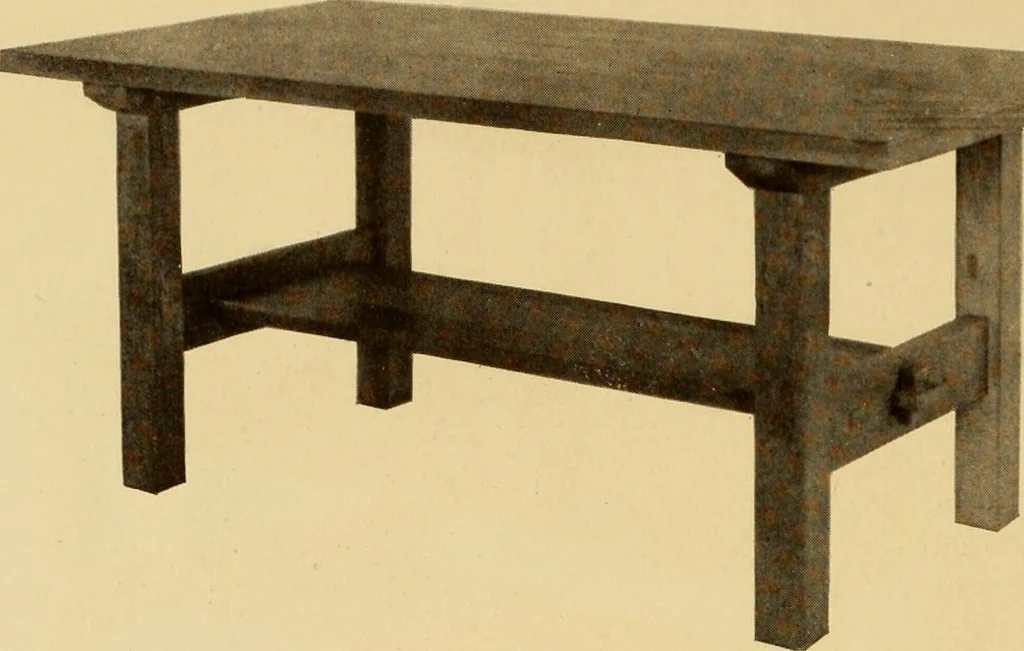 An illustration from Catalogue of Craftsman furniture made by Gustav Stickley at the Craftsman Workshops, Eastwood, N.Y., 1910, leaf 49