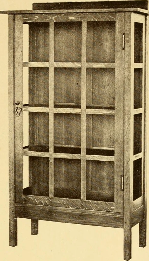 An illustration from Catalogue of Craftsman furniture made by Gustav Stickley at the Craftsman Workshops, Eastwood, N.Y., 1910, leaf 60