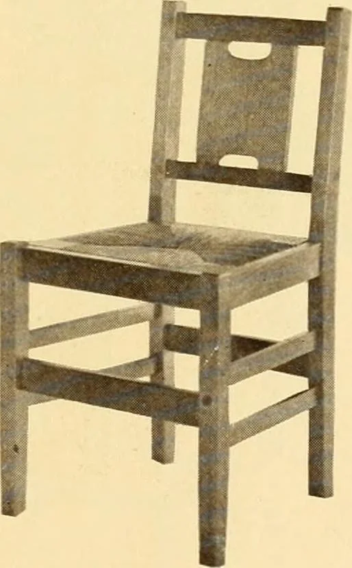 An illustration from Catalogue of Craftsman furniture made by Gustav Stickley at the Craftsman Workshops, Eastwood, N.Y., 1910, leaf 64