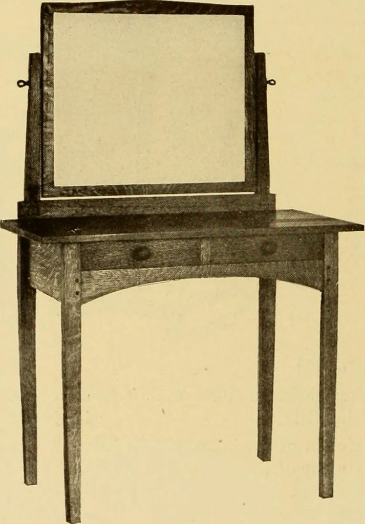 An illustration from Catalogue of Craftsman furniture made by Gustav Stickley at the Craftsman Workshops, Eastwood, N.Y., 1910, leaf 67