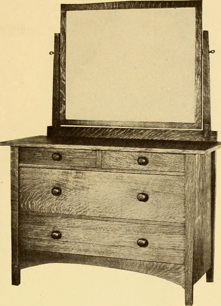 An illustration from Catalogue of Craftsman furniture made by Gustav Stickley at the Craftsman Workshops, Eastwood, N.Y., 1910, leaf 68