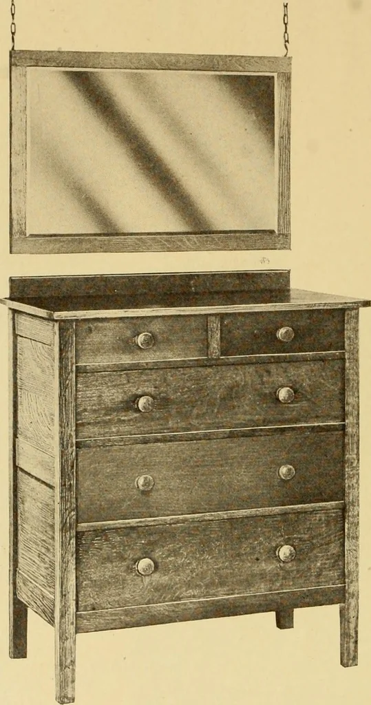 An illustration from Catalogue of Craftsman furniture made by Gustav Stickley at the Craftsman Workshops, Eastwood, N.Y., 1910, leaf 71
