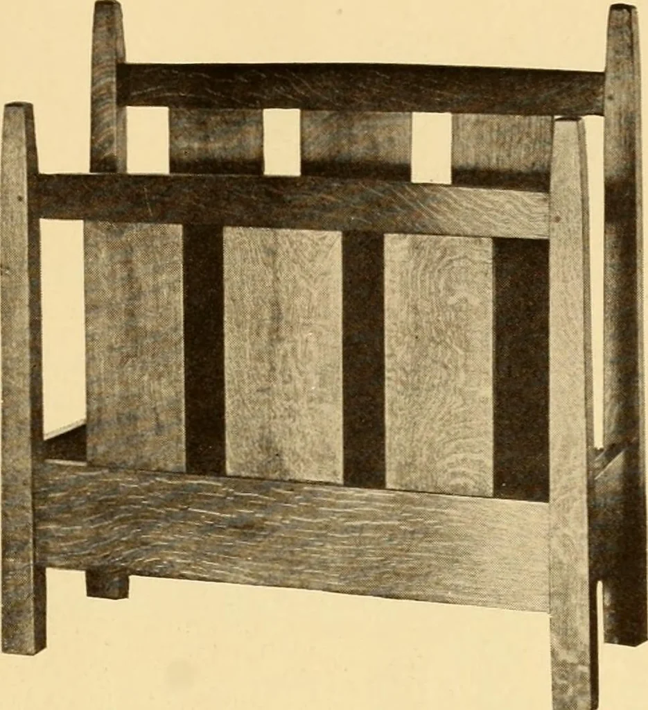 An illustration from Catalogue of Craftsman furniture made by Gustav Stickley at the Craftsman Workshops, Eastwood, N.Y., 1910, leaf 72