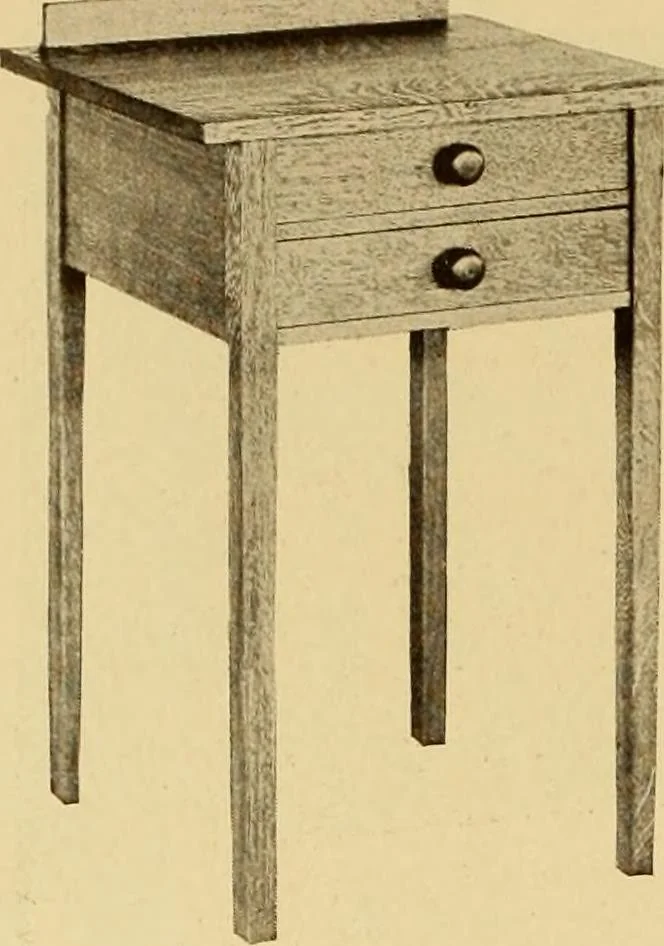 An illustration from Catalogue of Craftsman furniture made by Gustav Stickley at the Craftsman Workshops, Eastwood, N.Y., 1910, leaf 73