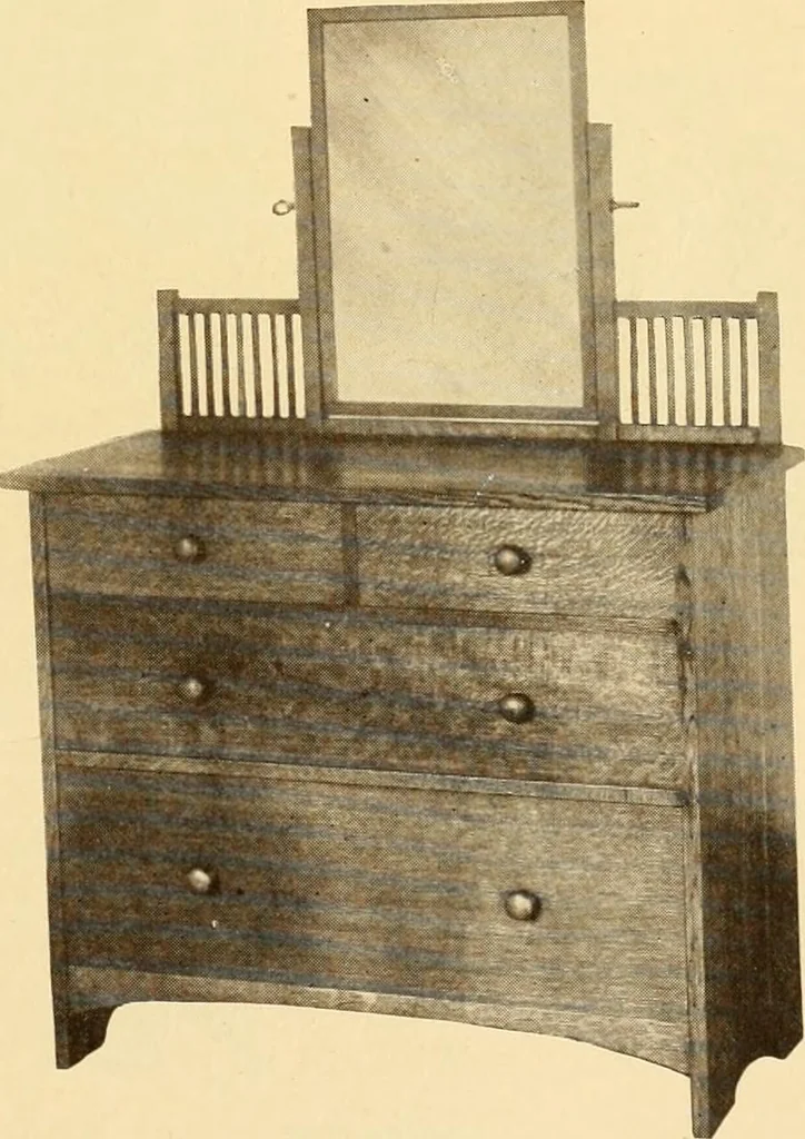 An illustration from Catalogue of Craftsman furniture made by Gustav Stickley at the Craftsman Workshops, Eastwood, N.Y., 1910, leaf 78