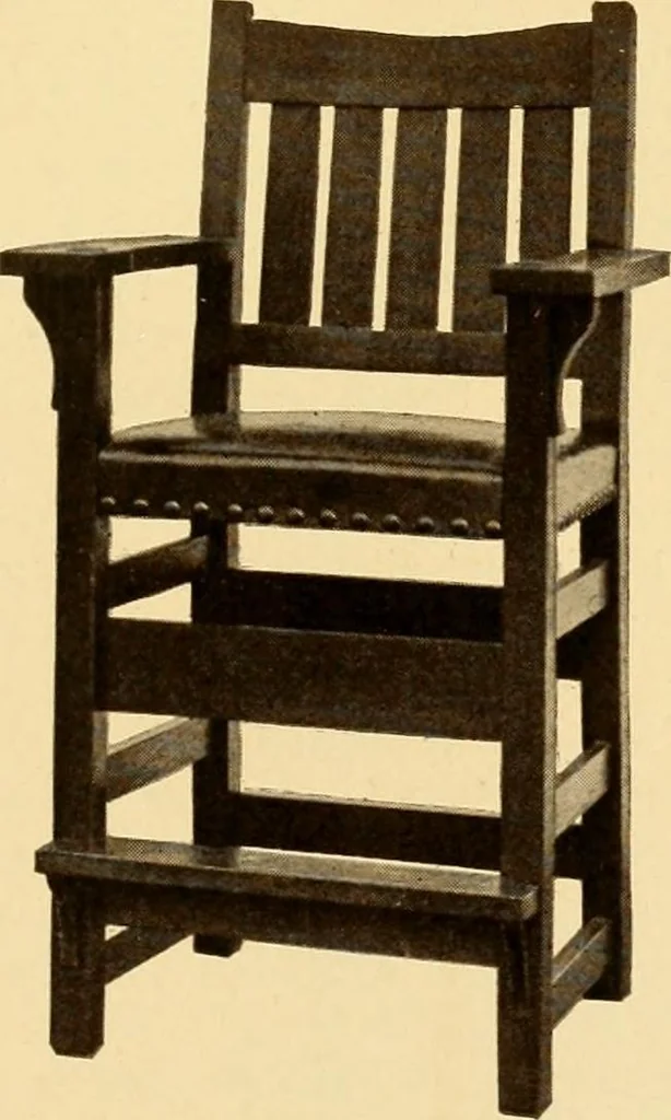An illustration from Catalogue of Craftsman furniture made by Gustav Stickley at the Craftsman Workshops, Eastwood, N.Y., 1910, leaf 82
