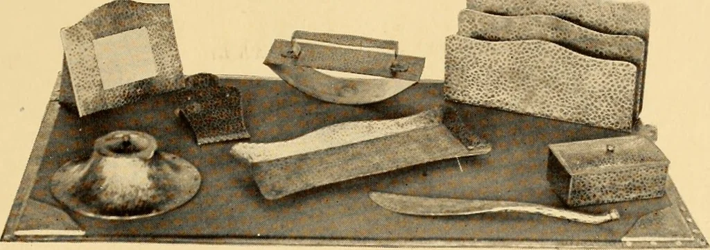 An illustration from Catalogue of Craftsman furniture made by Gustav Stickley at the Craftsman Workshops, Eastwood, N.Y., 1910, leaf 84