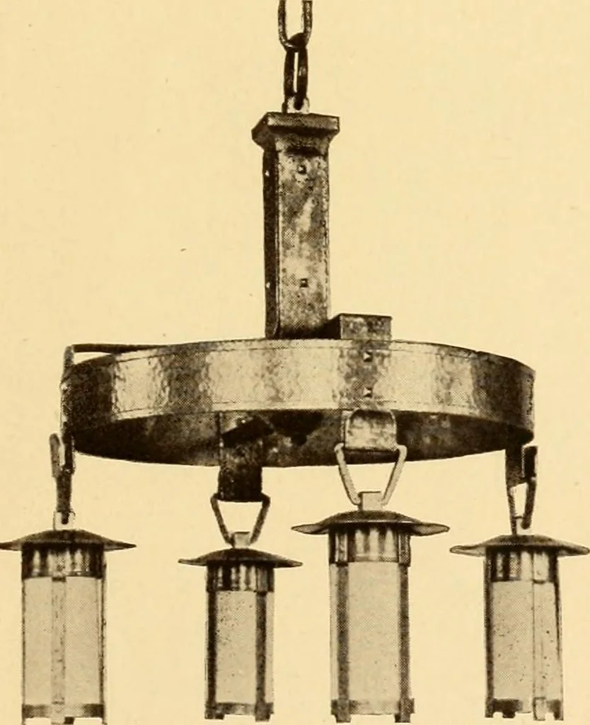 An illustration from Catalogue of Craftsman furniture made by Gustav Stickley at the Craftsman Workshops, Eastwood, N.Y., 1910, leaf 90