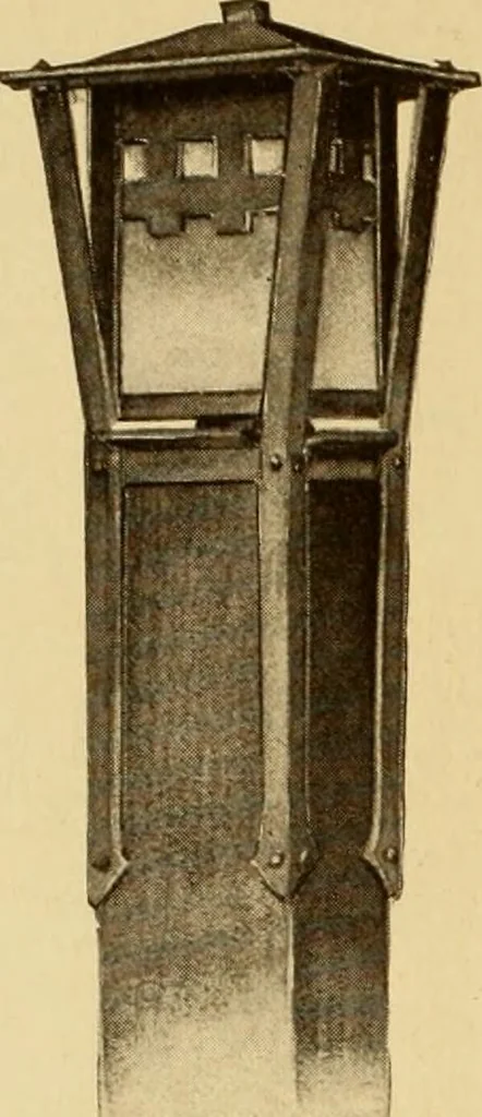 An illustration from Catalogue of Craftsman furniture made by Gustav Stickley at the Craftsman Workshops, Eastwood, N.Y., 1910, leaf 91