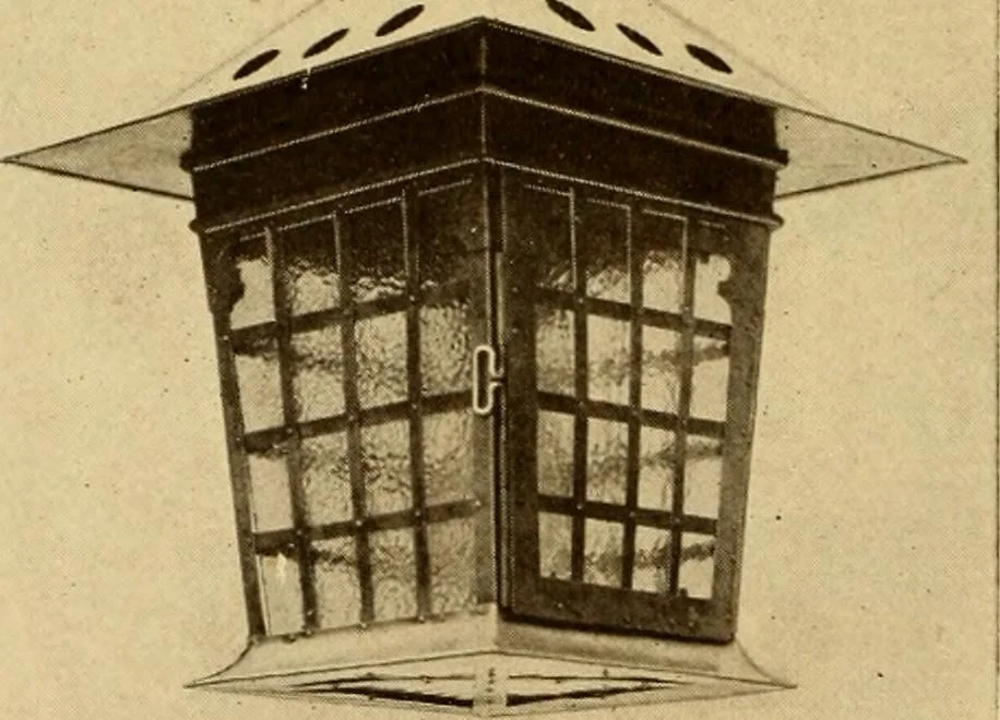 An illustration from Catalogue of Craftsman furniture made by Gustav Stickley at the Craftsman Workshops, Eastwood, N.Y., 1910, leaf 91