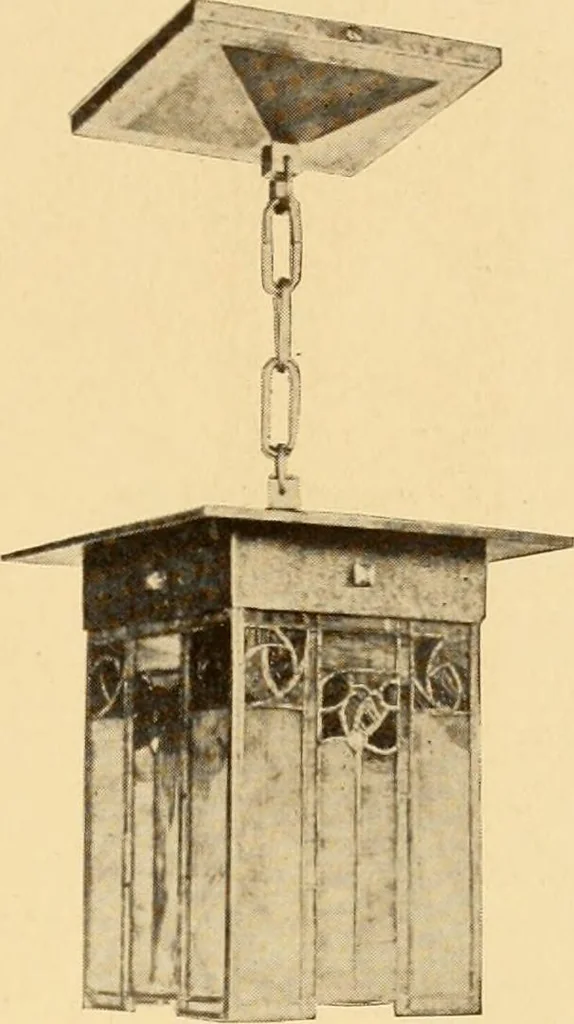 An illustration from Catalogue of Craftsman furniture made by Gustav Stickley at the Craftsman Workshops, Eastwood, N.Y., 1910, leaf 92