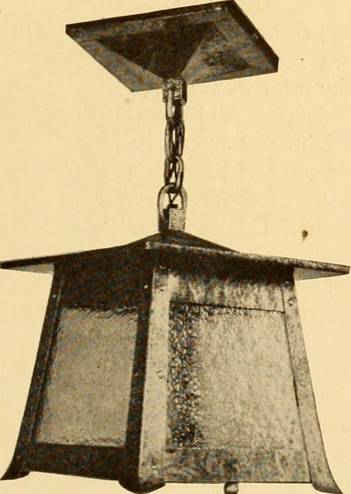 An illustration from Catalogue of Craftsman furniture made by Gustav Stickley at the Craftsman Workshops, Eastwood, N.Y., 1910, leaf 92