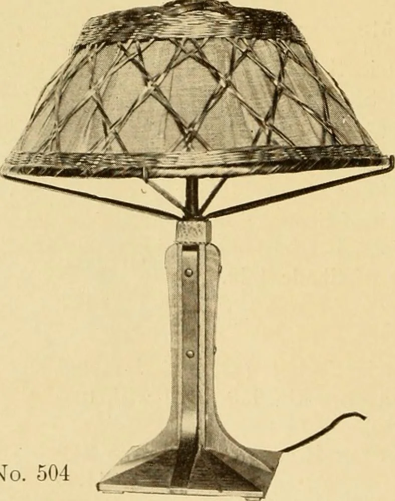 An illustration from Catalogue of Craftsman furniture made by Gustav Stickley at the Craftsman Workshops, Eastwood, N.Y., 1910, leaf 95