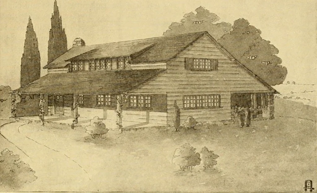 An illustration from Catalogue of craftsman furniture made by Gustav Stickley at The Craftsman Workshops, Eastwood, N.Y., 1909, leaf 114