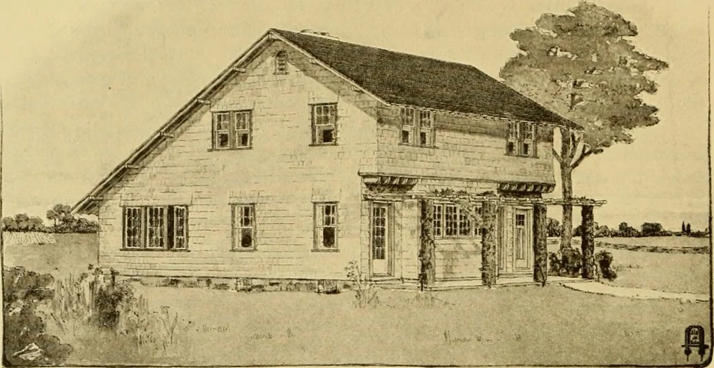 An illustration from Catalogue of craftsman furniture made by Gustav Stickley at The Craftsman Workshops, Eastwood, N.Y., 1909, leaf 117