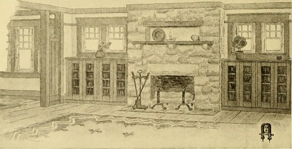 An illustration from Catalogue of craftsman furniture made by Gustav Stickley at The Craftsman Workshops, Eastwood, N.Y., 1909, leaf 119